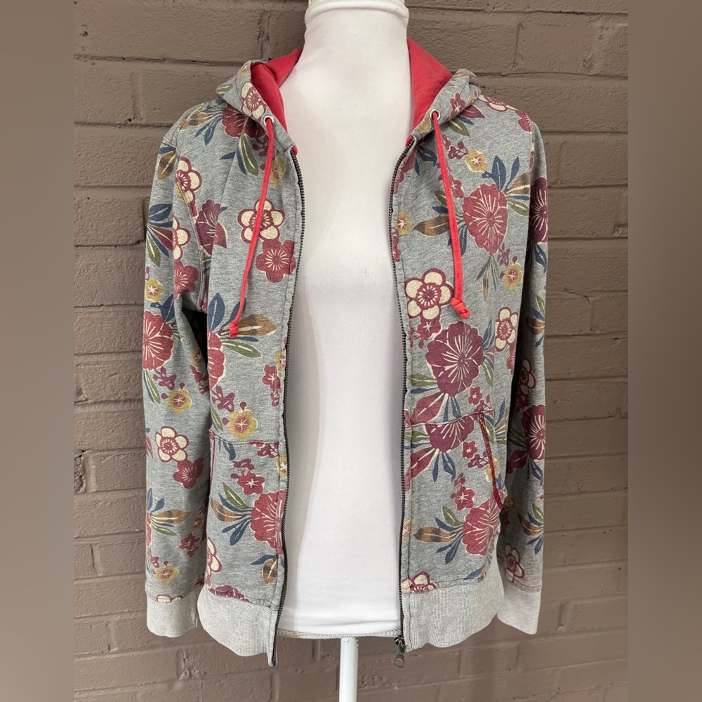 Lucky Brand Vintage Floral Print Women's Hoodie - Picture 3 of 10